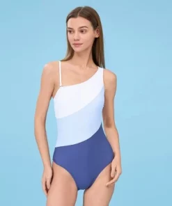 Women's Color Block One Shoulder One Piece Swimsuit - Cupshe -Default Template 7 GUEST 00804bf3 309d 4007 af8f e4383aa5c4cd