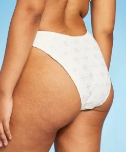 Women's Pointelle V-Front Extra Cheeky Extra High Leg Bikini Bottom - Wild Fable™ Ivory -Default Template 7 GUEST 019e1a07 bda7 476c a049 d1818523bd70