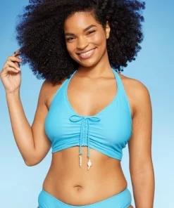 Women's Drawstring Ruched Halter Longline Bikini Top - Wild Fable™ Red Striped 9 Women's Drawstring Ruched Halter Longline Bikini Top - Wild Fable™ Red Striped -Default Template 7 GUEST 0606e9ce 803c 4380 ad6c 1299c9ef0717