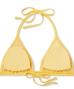 Women's Sequin Detail Triangle Bikini Top - Wild Fable™ Yellow -Default Template 7 GUEST 096a29cc 163e 47c6 b2db e23e6bf0793c