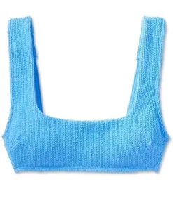 Women's Pucker Square Neck Wide Strap Bralette Bikini Top - Wild Fable™ Blue -Default Template 7 GUEST 0e56d682 e4f8 42e7 93aa 44ba3b3747e0