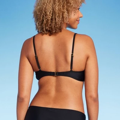 Women's Center Front Ring Triangle Bikini Top - Shade & Shore™ Purple 6 Women's Center Front Ring Triangle Bikini Top - Shade & Shore™ Purple - Image 4