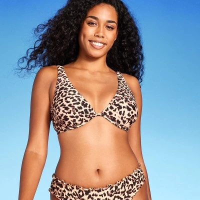 Women's Convertible Underwire Bikini Top - Shade & Shore™ Multi Animal Print 6 Women's Convertible Underwire Bikini Top - Shade & Shore™ Multi Animal Print - Image 4