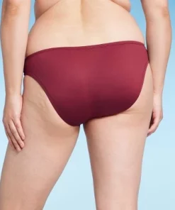 Women's Medium Coverage Hipster Bikini Bottom - Shade & Shore™ Burgundy -Default Template 7 GUEST 1681971e 3ee9 46d2 be25 7c075d3b3a97