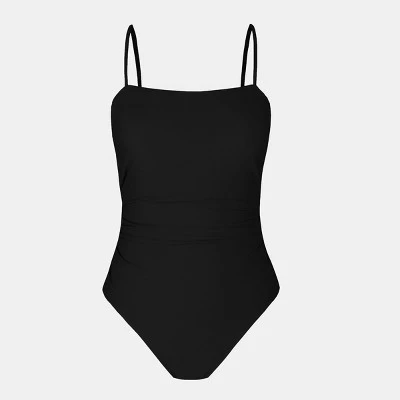 Women's Shirred Strappy Cutout One Piece Swimsuit - Cupshe 3 Women's Shirred Strappy Cutout One Piece Swimsuit - Cupshe