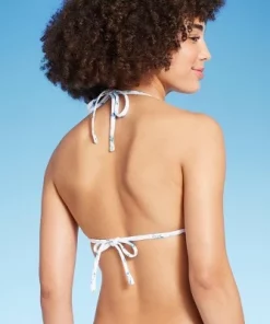 Women's Ruffle Triangle Bikini Top - Wild Fable⢠Purple