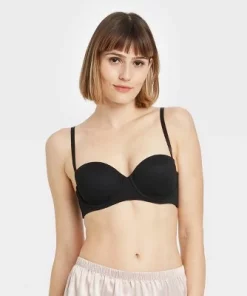 Women's Lightly Lined Strapless Bra - Auden™ Black -Default Template 7 GUEST 1de384ad c6fe 4b07 a145 8e6e44c9e874