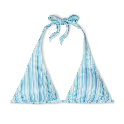 Women's Tall Triangle Bikini Top - Wild Fable™ Orange Striped 7 Women's Tall Triangle Bikini Top - Wild Fable™ Orange Striped - Image 5