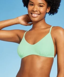 Women's Scoop Neck Crisscross Bralette Bikini Top - Wild Fable™ Light Green -Default Template 7 GUEST 20c86985 574c 4d24 91dd d9cfadee2182