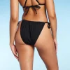 Women's Ribbed High Leg Side-Tie Bikini Bottom - Shade & Shore™ Black 2 Women's Ribbed High Leg Side-Tie Bikini Bottom - Shade & Shore™ Black -Default Template 7 GUEST 21712064 8a2d 41c9 b595 5493af31a7b1