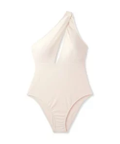 Women's One Shoulder Plunge Cut Out One Piece Swimsuit - Shade & Shore™ Off-white -Default Template 7 GUEST 21bfe952 aeeb 4509 9448 a31642976f59