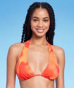 Women's Dye Effect Multiway Bikini Top - Wild Fable™ Red/Orange -Default Template 7 GUEST 229959d3 7ca3 40d7 a25b ce1823bbb4ea