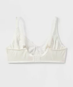 Women's Lace Unlined Bra - Auden™ White