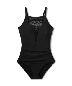 Women's UPF 50 Crochet High Neck One Piece Swimsuit - Aqua Green® True Navy 10 Women's UPF 50 Crochet High Neck One Piece Swimsuit - Aqua Green® True Navy -Default Template 7 GUEST 231cbbf6 99a3 45fd aaf9 2df229b0de60