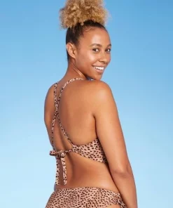 Women's Longline Cut Out Bikini Top - Shade & Shore™ Green -Default Template 7 GUEST 240cb3b0 c607 4212 8794 43f08e605e93