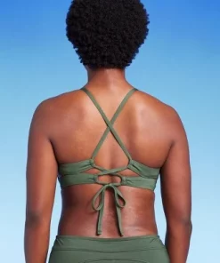 Women's Crossback Seamed Bralette Bikini Top - Kona Sol™ Green 16 Women's Crossback Seamed Bralette Bikini Top - Kona Sol™ Green -Default Template 7 GUEST 258a70b8 c71d 4b44 9850 8a7ced43bdd5