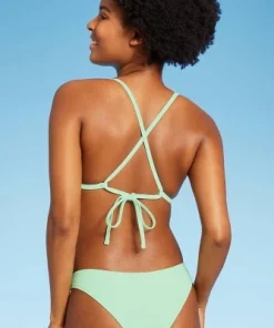 Women's Scoop Neck Crisscross Bralette Bikini Top - Wild Fable™ Light Green -Default Template 7 GUEST 26300c33 b022 4ea3 b36a a011f22ce1ec