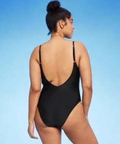 Women's High Leg Cheeky Scoop Back One Piece Swimsuit - Wild Fable™ Blue -Default Template 7 GUEST 276f5a55 1dbb 47a4 a9eb a7d277feb2c1