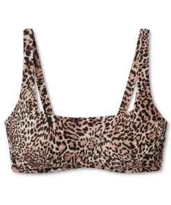 Women's Leopard Print Square Neck Bikini Top - Kona Sol™ Multi -Default Template 7 GUEST 28a5e054 70b7 4e55 b33c 6f791943b0f6