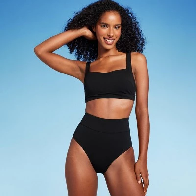 Women's Shaping High Waist Bikini Bottom - Shade & Shore™ Hot Pink 4 Women's Shaping High Waist Bikini Bottom - Shade & Shore™ Hot Pink - Image 2