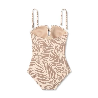 Women's Pique Bandeau Full Coverage One Piece Swimsuit - Kona Sol™ Multi 6 Women's Pique Bandeau Full Coverage One Piece Swimsuit - Kona Sol™ Multi - Image 5