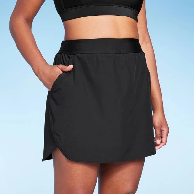 Women's Quick Dry Board Skort with Pockets - Kona Sol™ Black 5 Women's Quick Dry Board Skort with Pockets - Kona Sol™ Black - Image 3