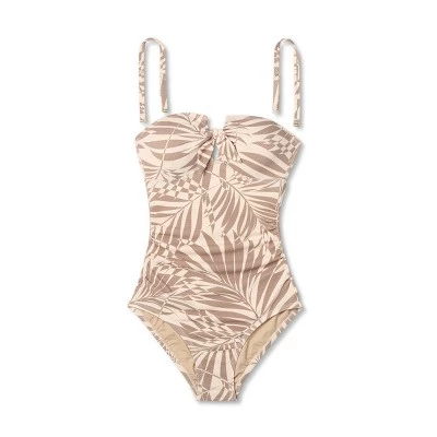 Women's Pique Bandeau Full Coverage One Piece Swimsuit - Kona Sol™ Multi 5 Women's Pique Bandeau Full Coverage One Piece Swimsuit - Kona Sol™ Multi - Image 4