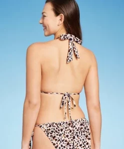Women's Multiway Tall Triangle Bikini Top - Wild Fable™ Animal Print