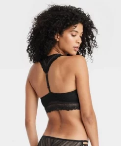 Women's High Apex Racerback Bralette - Auden™ Black
