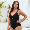 Women's Plus Size Twist Front Cutout Ruched Back Tie One Piece Swimsuit - Cupshe -Default Template 7 GUEST 36a03470 9aff 42ae 94e2 ff76e42b4246