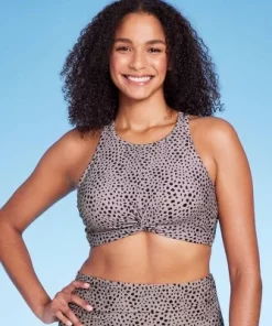 Women's Longline Twist Bikini Top - Kona Sol™ Multi Black -Default Template 7 GUEST 37d9646e 78f9 4ef1 ab69 bef7d2205fb2