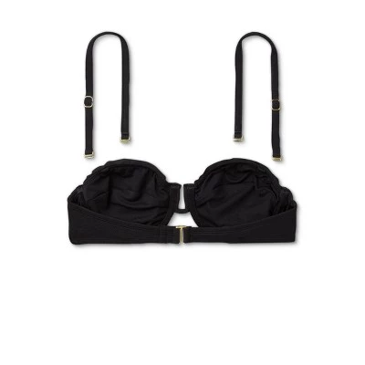 Women's Balconette Underwire Crepe Bikini Top - Shade & Shore™ Purple 8 Women's Balconette Underwire Crepe Bikini Top - Shade & Shore™ Purple - Image 6