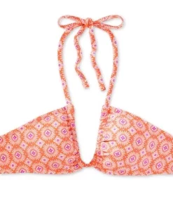 Women's U Bralette Multiway Bikini Top - Wild Fable™ Orange Tile Print -Default Template 7 GUEST 397705cd 0f8f 4a7b 81a1 b287ebb44128