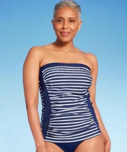 Lands' End Women's UPF 50 Striped Bandeau Tankini Top - Navy Blue 21 Lands' End Women's UPF 50 Striped Bandeau Tankini Top - Navy Blue -Default Template 7 GUEST 397810da 8172 490d 80d5 84d33f8c1aa0 4
