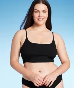 Women's Longline Ribbed Bikini Top - Shade & Shore™ Black 8 Women's Longline Ribbed Bikini Top - Shade & Shore™ Black -Default Template 7 GUEST 3b5d67ed 3d2e 4b89 b8c7 14a3f91582e0