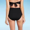 Women's Shirred High Waist Brief Full Coverage Bikini Bottom - Shade & Shore™ Black -Default Template 7 GUEST 3f792347 3e67 4e51 a9e4 9386370cd846