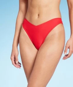 Women's Low-Rise Super Cheeky Extra High Leg Bikini Bottom - Wild Fable™ Red -Default Template 7 GUEST 3fa959bf c9f4 4211 bffc 4fc9dedca151