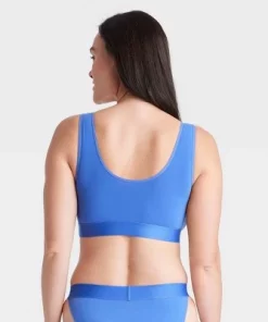 Women's Cotton Stretch Unlined Scoop Bralette - Auden™ White -Default Template 7 GUEST 40f690a3 946e 41b7 8a83 dce421153e5e