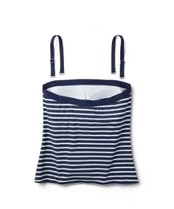 Lands' End Women's UPF 50 Striped Bandeau Tankini Top - Navy Blue 16 Lands' End Women's UPF 50 Striped Bandeau Tankini Top - Navy Blue -Default Template 7 GUEST 42c96da6 bfed 45fb aea3 a0ca06421e2b