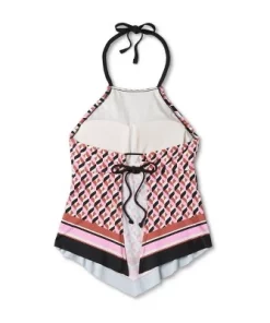 Women's High Neck Tankini Top - Kona Sol™ Black Multi -Default Template 7 GUEST 42cd0996 ded5 4394 bcef 335094074dae