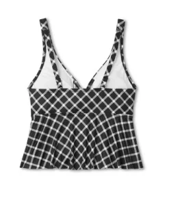 Women's Gingham Front Cropped Tankini Top - Kona Sol™ Multi -Default Template 7 GUEST 43f3fbae 4595 4b3e 9a27 f877e528047f