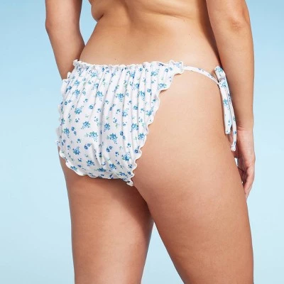 Women's Ruffle Side-Tie Adjustable Coverage Bikini Bottom - Wild Fable™ Purple 6 Women's Ruffle Side-Tie Adjustable Coverage Bikini Bottom - Wild Fable™ Purple - Image 4