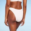 Women's Pointelle V-Front Extra Cheeky Extra High Leg Bikini Bottom - Wild Fable™ Ivory