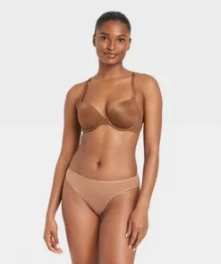 Women's 6pc Bikini Underwear - Auden™ Pink/brown/white