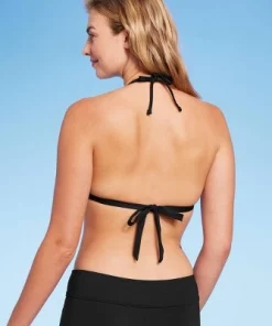 Women's Double Tunnel Bikini Top - Kona Sol™ Black