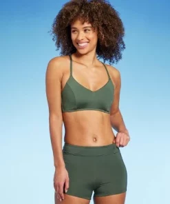Women's Crossback Seamed Bralette Bikini Top - Kona Sol™ Green 19 Women's Crossback Seamed Bralette Bikini Top - Kona Sol™ Green -Default Template 7 GUEST 4a0d8f06 2ab4 4aa2 b5ea 67185fff25c5
