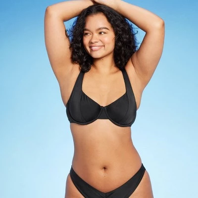 Women's Scoop Front Underwire Bikini Top - Wild Fable™ Red 5 Women's Scoop Front Underwire Bikini Top - Wild Fable™ Red - Image 3