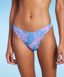Women's Paisley Print Low-Rise Cheeky High Leg Bikini Bottom - Wild Fable™ Blue/Pink 18 Women's Paisley Print Low-Rise Cheeky High Leg Bikini Bottom - Wild Fable™ Blue/Pink -Default Template 7 GUEST 4b45401e e38f 4b0a 8ee1 00854aaeb382 2