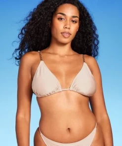 Shade & Shore Women's Chain Strap Triangle Bikini Top - Shade & Shore™ Tan Shine 19 Shade & Shore Women's Chain Strap Triangle Bikini Top - Shade & Shore™ Tan Shine -Default Template 7 GUEST 4c26cd0e 41a2 4c1a 9aa4 5f41acbf7561 4