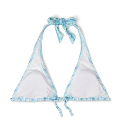 Women's Tall Triangle Bikini Top - Wild Fable™ Orange Striped 8 Women's Tall Triangle Bikini Top - Wild Fable™ Orange Striped - Image 6